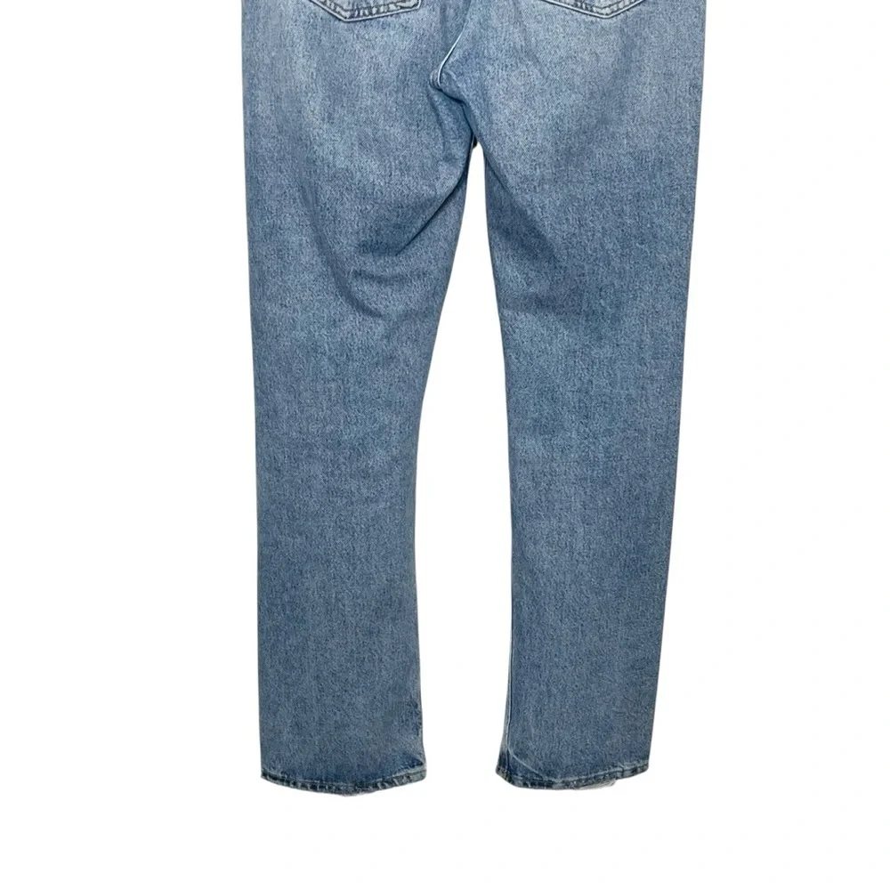 AGOLDE 90s High Rise Straight Jeans Women’s 27 Blue Casual Streetwear Distressed - Picture 7 of 14